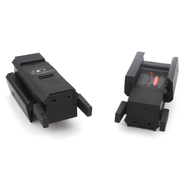SYQT Tactical Rechargeable Red/Green Laser Sights Metal Hunting Laser Locator with Battery Included