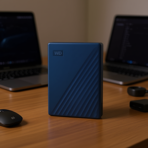 Disco duro externo Western Digital My Passport de 5 TB y 2,5 pulgadas con USB 3.2 para almacenamiento en portátiles Mac - Product Image 2