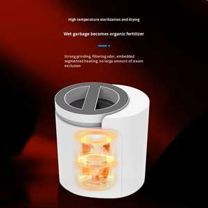 Compostador de Residuos de Cocina Doméstico Totalmente Automático, Procesamiento por Lotes Eléctrico, Trituración de Basura Húmeda, Secado Inteligente de Alimentos, 0.75 HP DC - Product Image 4
