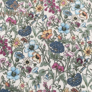 Tissu en coton <span class=keywords><strong>Liberty</strong></span> esthétique HAPPEAK, imprimé durable des années 80, idéal pour les robes d'été romantiques - Product Image 4