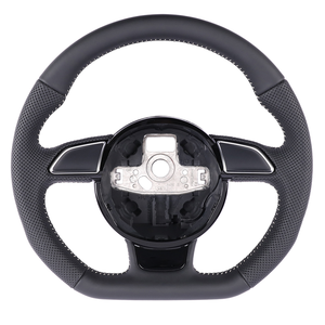 Pour Audi R8 carbone fond plat volant mise à niveau volant adapté pour Audi TT TTS TTRS R8 V8 <span class=keywords><strong>V10</strong></span> 2008-2019 - Product Image 4