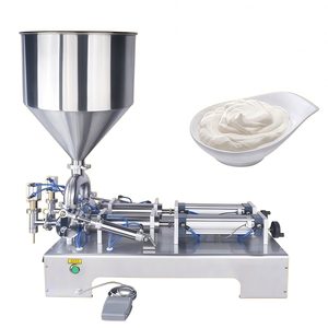 Machine <span class=keywords><strong>de</strong></span> remplissage <span class=keywords><strong>de</strong></span> pâtes pour beurre <span class=keywords><strong>de</strong></span> cacahuète et sauce tomate, remplisseur pneumatique à piston - Product Image 2