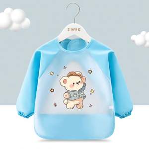 Serviette de salive imperméable en EVA, enfants, dessin animé mignon, poche à riz, bavoir pour bébé - Product Image 6