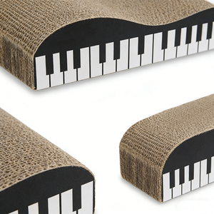 Arranhador para Gatos em Forma de Piano Moderno e Ecológico, Sofá-Cama Multifuncional, Embalado em Papelão Reciclado - Product Image 6