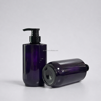 Bouteille pompe personnalisée 500 ml en PET vide pour shampoing, gel douche, soins de la peau, avec plusieurs options de pompe