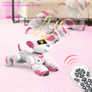 Cane Robot AI Programmabile Intelligente con Funzione di Seguimento, Giocattolo Educativo STEM con Acrobazie e Sensore Tattile per Bambini - Product Image 3