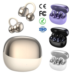 S19 エラスティックオープンイヤークリップ<span class=keywords><strong>Bluetooth</strong></span>イヤホン 360 °   空間オーディオノイズキャンセリング機能付きエア伝導ワイヤレスヘッドセット（オフィス、ハイキング用） - Product Image 1