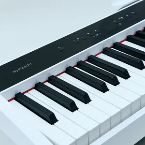 Fabrika doğrudan toptan ucuz elektrikli piyano girin seviye enstrüman elektrikli piyano dijital 88 tuşları hafif piyano