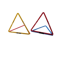Anneaux d'agilité triangulaires en PP de haute qualité avec taille et couleur personnalisables pour l'entraînement de vitesse au football et au soccer