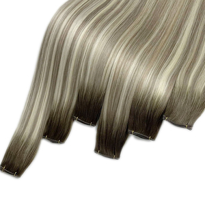 Extensions de <span class=keywords><strong>cheveux</strong></span> de trame blonde géniale de 18 pouces Mélange fin Extensions de <span class=keywords><strong>cheveux</strong></span> invisibles Remy de qualité supérieure RTS - Product Image 6