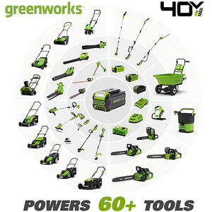 Greenworks <span class=keywords><strong>เลื่อย</strong></span><span class=keywords><strong>ยนต์</strong></span>แบบมือจับ40V, มอเตอร์แบบไม่มีแปรงถ่านบาร์ขนาด<span class=keywords><strong>10</strong></span><span class=keywords><strong>นิ้ว</strong></span>15เมตร/วินาที GS110<span class=keywords><strong>เลื่อย</strong></span>สำหรับมืออาชีพ - Product Image 6