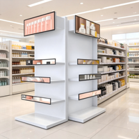 Écran publicitaire numérique LCD étiré de 19,5, 24, 36,8, 43, 58,4 pouces pour affichage sur l'extrémité des rayonnages de supermarché et de commerce de détail