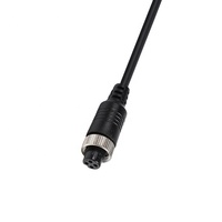 4 פינים din תעופה מחבר אחורית מצלמה כבל הארכת כבל cctv מצלמה אחורי מצלמה 10m טייס הארכת כבל
