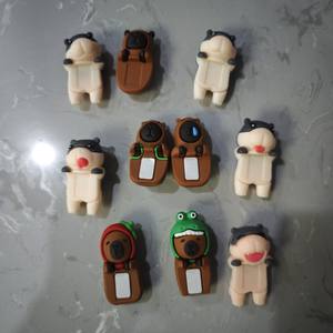 Pegatinas Decorativas Coleccionables de PVC Hechas a Mano con Diseño de Capibara, Tendencia 2026, para Fiestas, Regalos y Venta al por Mayor - Product Image 1