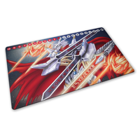 Tapis de jeu TCG antidérapant en caoutchouc avec impression par sublimation personnalisée, tapis de souris carré pour jeux de cartes, OEM