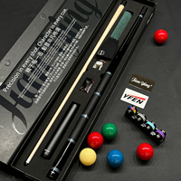 Série Aero JIANYING&YFEN - Queue de billard CQ en bois d'érable et cocobolo, manche composite trois couches, fût en fibre de carbone et fût en bois d'érable