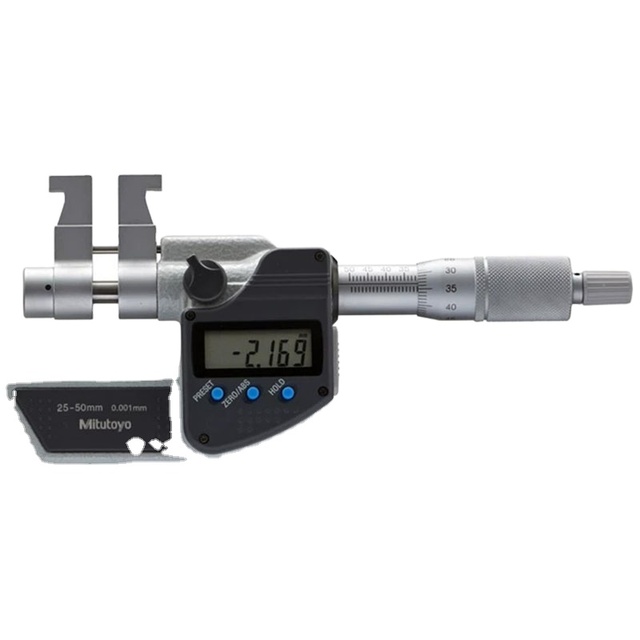 Original Japan Mitutoyo 345-251-30 IMP-50MX Measuring Range 25-50mm Caliper-type Jaws Digital Inside Micrometers
