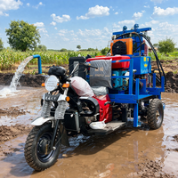 Machine de forage de puits d'eau portable à utilisation facile, haute efficacité, pour puits de 100m à 200m, machine de forage de puits profonds