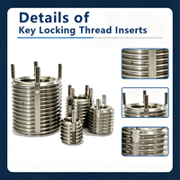 Key Locking Thread Insert Nitronic60 HeavyDuty Anti Corrosion Fastener for Harsh Industrial Conditions NonStandard Customization
