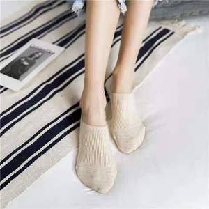 <span class=keywords><strong>Chaussettes</strong></span> invisibles <span class=keywords><strong>antidérapantes</strong></span> pour femmes, socquettes bateaux, en coton, personnalisées, <span class=keywords><strong>lot</strong></span> de 10 paires - Product Image 3