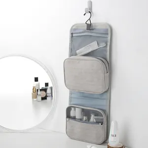 Pu Foldable Travel Cosmetic Bags Waterproof Makeup Bag Travel Cosmetic Bags Organizer
