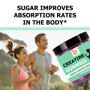 Custom Label <b>Creatine</b> Gummies with <b>Creatine</b> Monohydrate Dietary Supplement Sugar Improves Absorption Rates in The Body Gummies - Product Image 3