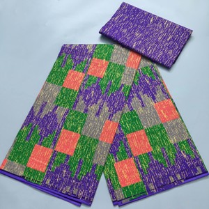 ผ้าพิมพ์ลายแอฟริกันคุณภาพสูง <span class=keywords><strong>Kenta</strong></span> Loincloth Wax สำหรับเสื้อผ้าผู้หญิง ผ้าฝ้ายสำหรับแฟชั่น ผ้าลูกไม้สำหรับทำเครื่องประดับ - Product Image 5