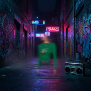 Camiseta de manga larga con cuello redondo para mujer, con estampado de guitarra de rock'n'roll, estilo Y2K, tejida - Product Image 2