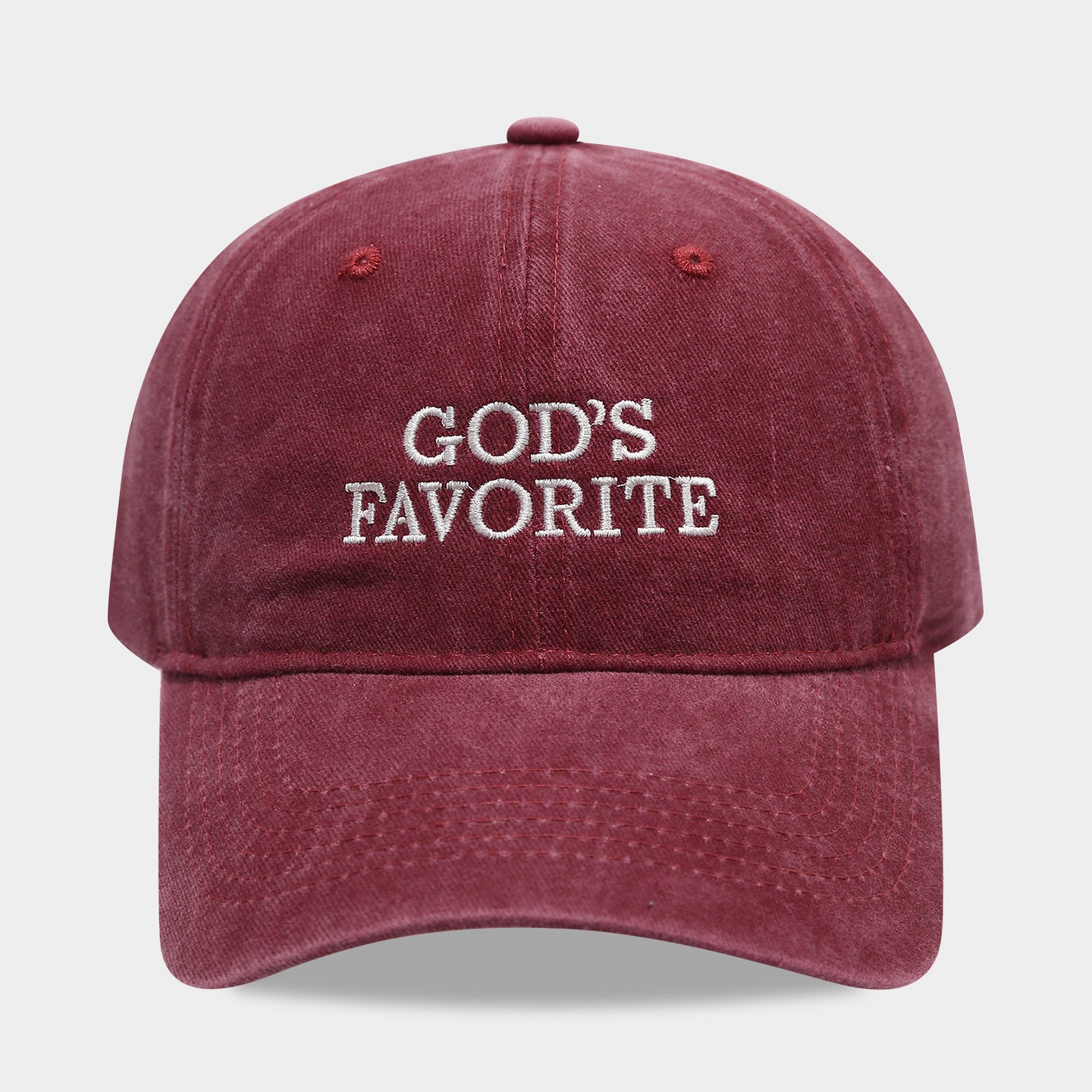 God letter wine red