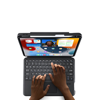 Clavier détachable 2-en-1 pour iPad Air 11 2025 avec support réglable 4 angles de vision et porte-crayon – Vente en gros