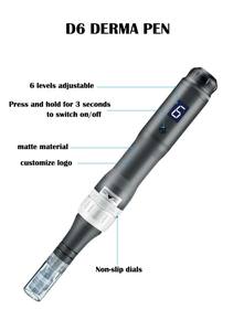 Stylo à micro-aiguilles médical Derma <span class=keywords><strong>Pen</strong></span> D6 sans fil pour éliminer les rides - Product Image 6