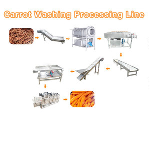 Mesin Pengering pengolahan sayuran, mesin pembersih gelembung buah terus menerus industri - Product Image 5