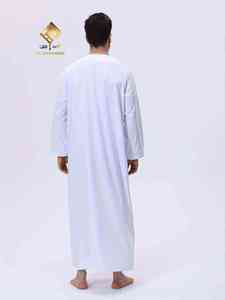 Robe pour homme arabe en tissu doux anti-boulochage, mode marocaine de l'année - Product Image 1