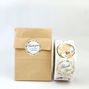 Etiqueta Adhesiva de Agradecimiento Más Vendida, Etiquetas de Agradecimiento con Forma de Corazón para Venta al por Mayor - Product Image 1