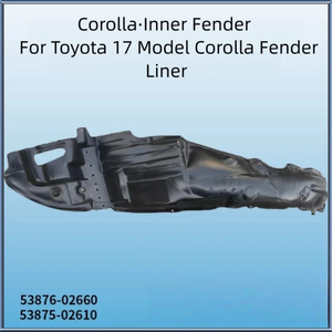 FUXUAN Compatible con TOYOTA <span class=keywords><strong>COROLLA</strong></span> <span class=keywords><strong>2017</strong></span>, Revestimiento Interior del Guardabarros, OEM: Izquierdo: 53876-02660, Derecho: 53875-02610 - Product Image 5