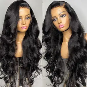 GM 360 HD Body Wave Lace Front Human Hair Wigs for Women Human Hair 13x4 Transparent Lace Frontal Wig Pre Plucked Brazilian Wigs