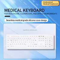 Nouveau clavier médical étanche à membrane en caoutchouc avec interface USB 3.0, taille standard, double mode, programmable, pour applications de bureau