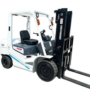 Montacargas Usado TCM FD30 con Desplazador Lateral Hidráulico, Mástil de Dos Etapas, Neumáticos Sólidos, Motor Diésel, Longitud de Horquilla de 1070 mm, Horquilla Rebañada de 50 mm - Product Image 1
