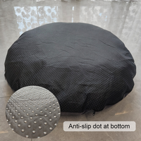 Nouveau design fait à la main de luxe canapé chenil amovible confortable éponge ronde chien lit chats nid