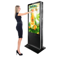 Pantalla Digital de Señalización Publicitaria de Doble Cara 4K Comercial de 55 Pulgadas para Interiores