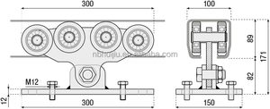 Roller Gerbang Geser Cantilever BARU dengan Sampel Gratis - Product Image 3