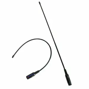 144/430MHz Băng Tần Kép Vhf/Uhf Walkie Talkie Antenna NA771 NA-771 Cao Su Mềm Cầm Tay Hai Cách Radio Antenna