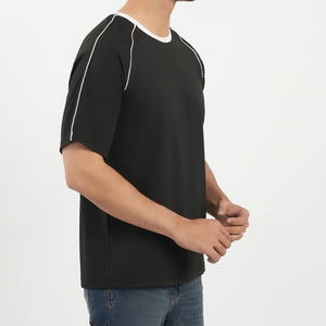 T-shirt homme à manches courtes, col rond, respirant, écologique, style streetwear été, fabriqué au Pakistan, haute qualité. - Product Image 3
