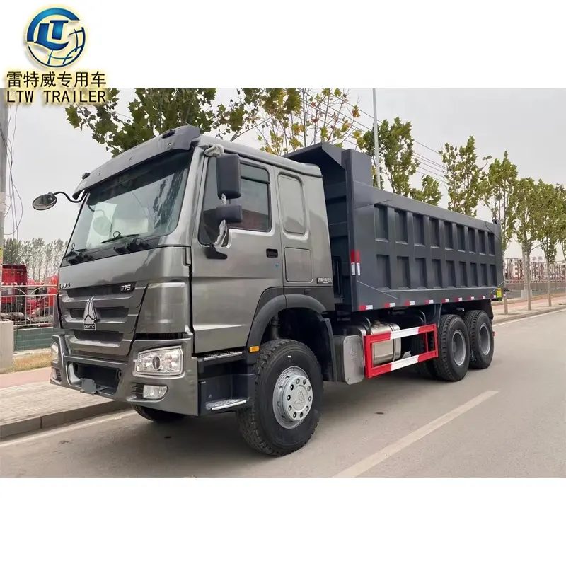 Second hand Sinotruck HOWO Left Right Hand Drive 371hp 10 wheel Tipper Truck Used 6X4 8X4dump Truck for Sale