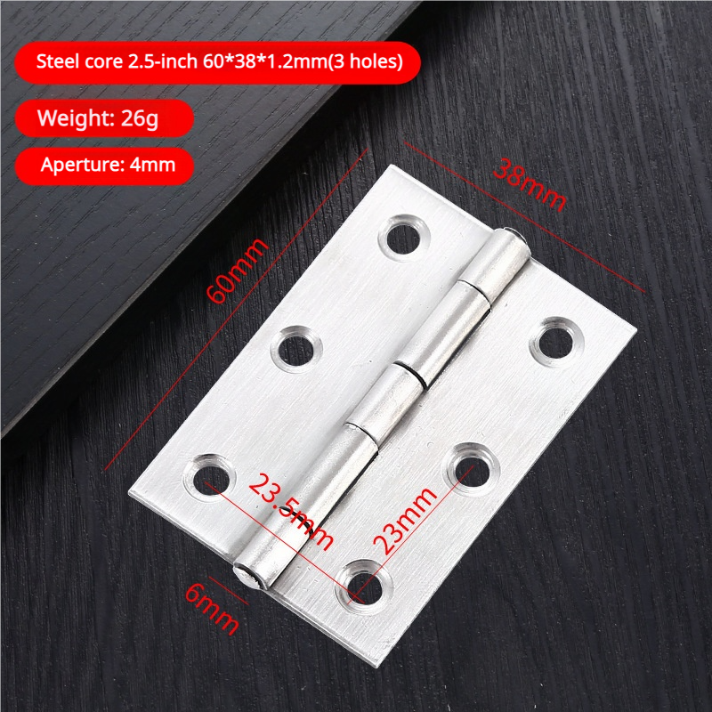 Steel core 2.5  inches 60*38*1.2mm 3holes