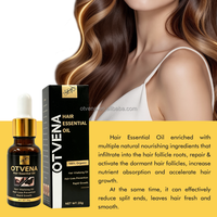 Huile Essentielle Bio OTVENA pour la Croissance des Cheveux, Réduit la Chute des Cheveux, Répare les Cheveux Cassés, Huile de Traitement Épaississante pour Hommes et Femmes