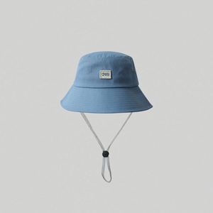 Wholesale Unisex Summer Sun <b>Hat</b> Fishermmen's Cap Custom Logo <b>Bucket</b> <b>Hats</b> <b>with</b> <b>String</b> - Product Image 5