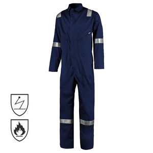 CE 인증 정전기 방지 내화성 작업복 용접공 용접 안전 작업복 FRC FR 의류 난연성 방염 커버올 - Product Image 6