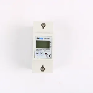 عداد الكهرباء المنزلي متعدد الوظائف ذو شاشة رقمية لعرض الطاقة باستطاعة كيلو وات في الساعة