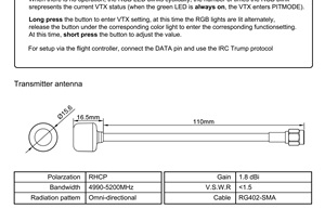Transmisor de Video de Alta Potencia Rushfpv 4.9GHz 4W VTX 4000mW, <span class=keywords><strong>IRC</strong></span> Tramp DC 7-30V, Puerto SMA, Ventilador de Refrigeración Integrado, Transmisor FPV - Product Image 2